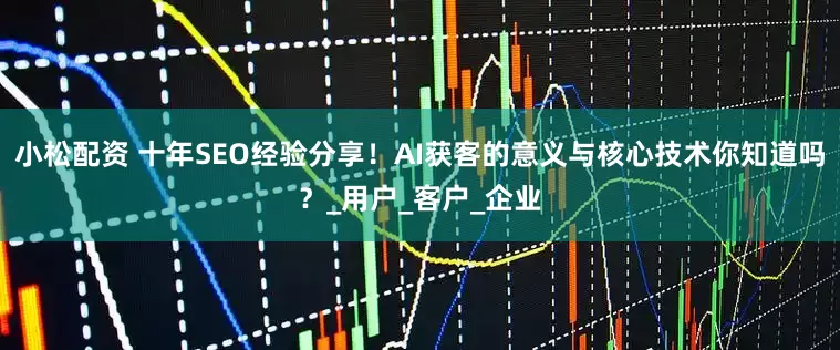 小松配资 十年SEO经验分享！AI获客的意义与核心技术你知道吗？_用户_客户_企业