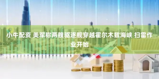 小牛配资 美军称两艘驱逐舰穿越霍尔木兹海峡 扫雷作业开始
